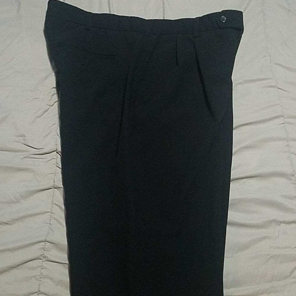 MEN'S black slacks. Size 36 x 32.